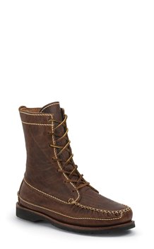 Chippewa Boots Barron Chukka 8 Inch in Bison Brown Chippewa